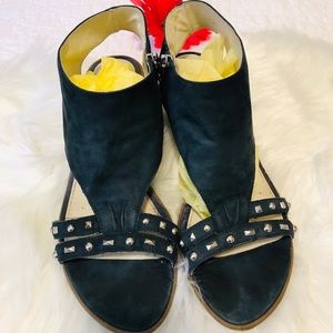 Geox velvet gladiator sandals size 8